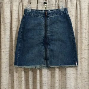 One Teaspoon Vixen High Waist Denim Skirt
